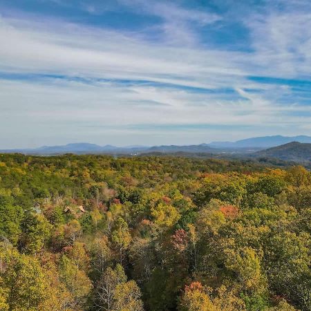 View! Cozy, Private, Fireplace, Hot Tub Log Cabin, Honeymoon! Sevierville Exteriör bild